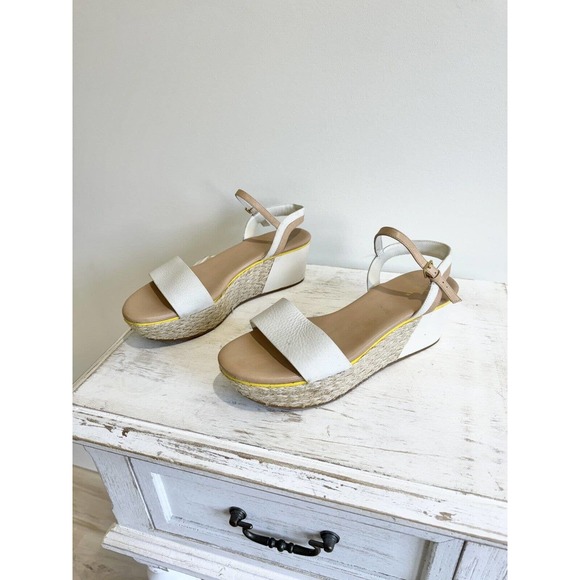Cole Haan Shoes - Cole Haan Women's Arden Platform Wedge Sandal Ivory, Size 9
